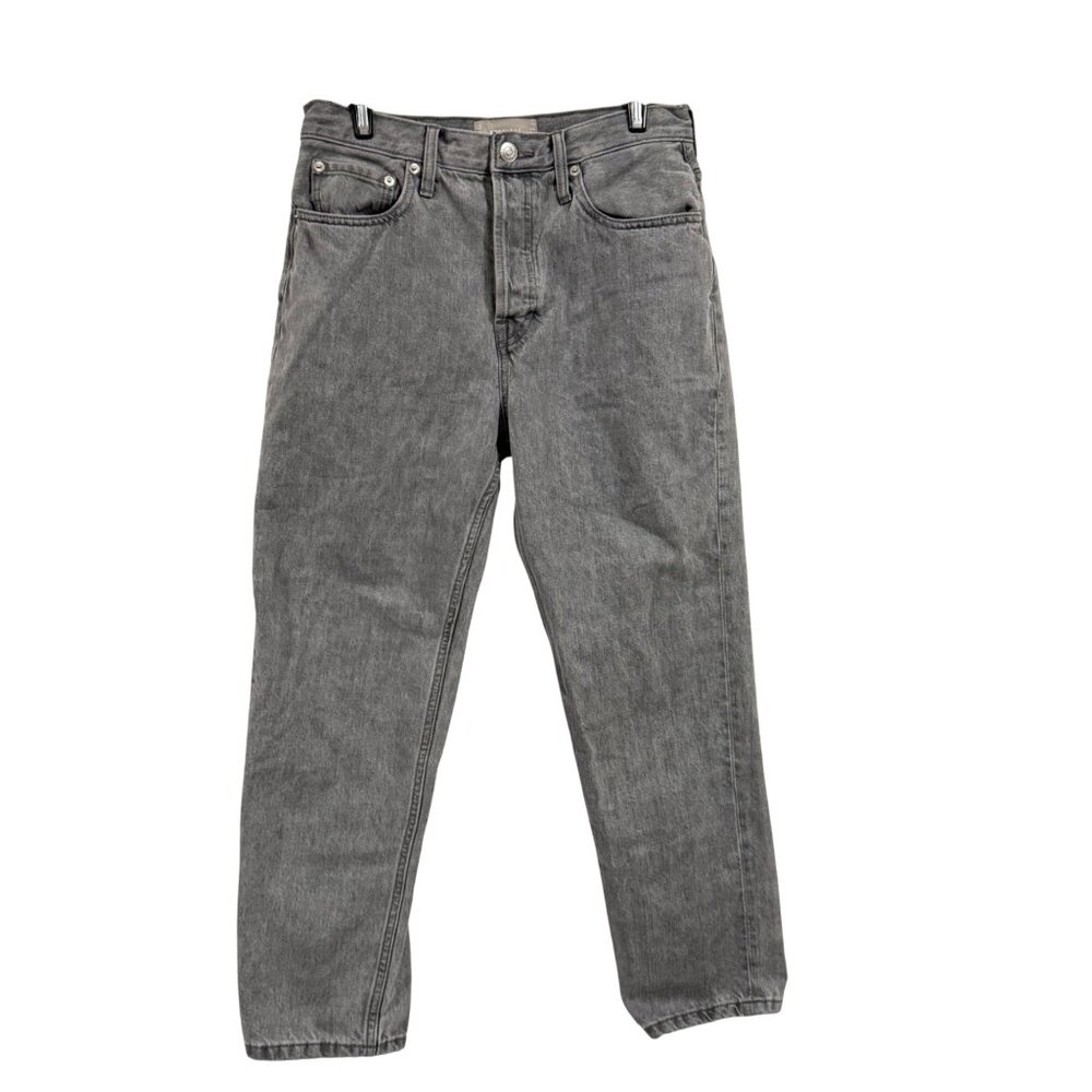 Everlane The Curvy 90s Cheeky Straight Gray Jean Size 28 Crop